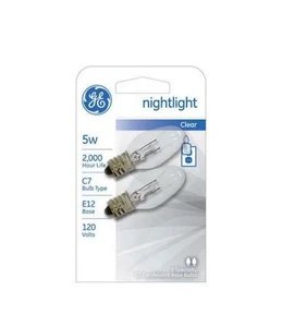 G E Lighting Night Light Bulb, Clear, 5-Watts, 10 Pack - Picture 1 of 1