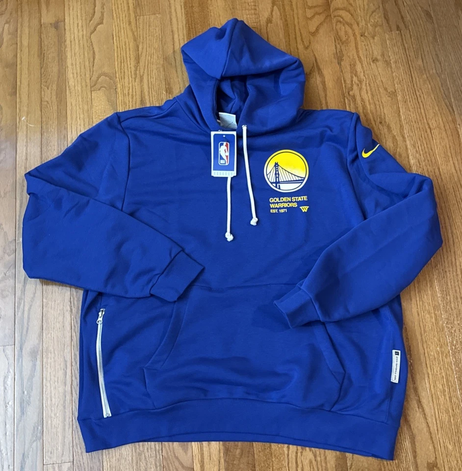 Golden State Warriors Nike Courtside Dri-FIT Standard Issue Premium Hoodie 2XL - Image 1 of 1
