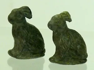 Antike kaltbemalte Bleihasen - Bild 1 von 3