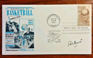 Al Cervi Autograph - Signed 1961 Basketball Hall of Fame First Day Cover - Picture 1 of 2