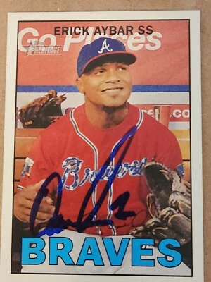 2016 Topps Heritage - #113 Erick Aybar - Image 1 of 2