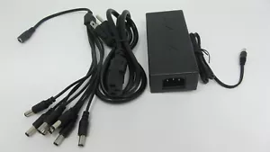8 canales CCTV cámara de seguridad fuente de alimentación salida 12VDC 5Amp para 8 cámaras sistema - Imagen 1 de 5