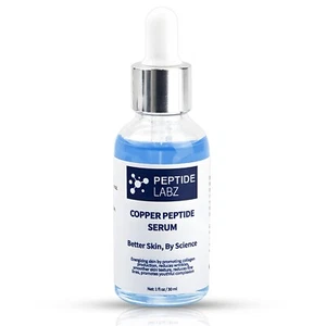 12% Copper Peptide GHK-CU Serum with 4% Hyaluronic Acid Anti Wrinkle 1 fl oz - Picture 1 of 5