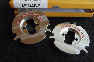 NAB-Adapter Aluminium - Zubehör für Bandmaschinen - 1 Paar - Art.Nr. AE NAB-F - Bild 1 von 3