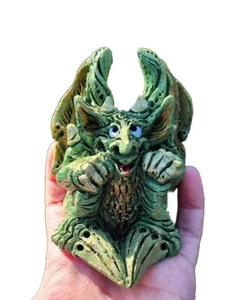 Vintage Clay Buhner Studios Artisan DRAGON Whimsical Sculpture OOAK - Picture 1 of 7