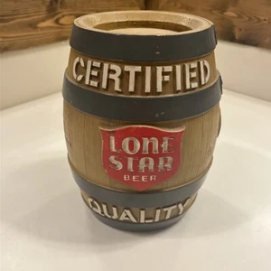Lone Star Brewing Co Beer Keg Barrel Coin Bank San Antonio Oklahoma City - Picture 1 of 5