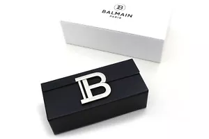 BALMAIN Glasses Empty Case With Cleaning Cloth New - Picture 1 of 1