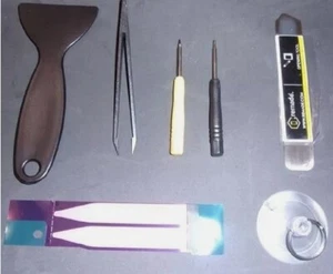 Kit 6 outils réparation écran-batterie téléphone portable iphone 5 5s KRAP5XBAT - Zdjęcie 1 z 1