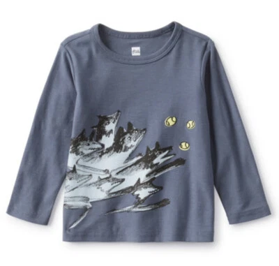 Camiseta gráfica Tea Collection niños bebé lobos buscar Wolfpack 18 24 meses Foto 1 de 2