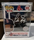 PEDRO MARTINEZ Signed Stadium Giveaway Funko POP! Baseball #55 Hard Case JSA COA