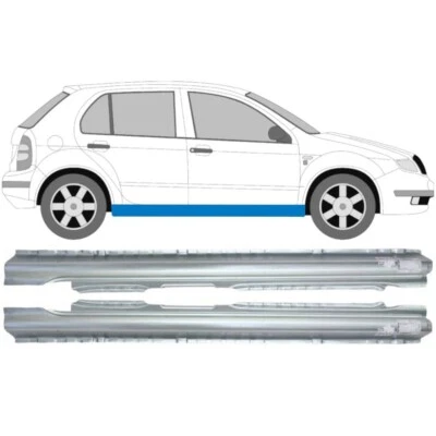For Skoda Fabia 1999-2007 4/5 Door Full Sill Repair Panel / Pair - Image 1 of 4