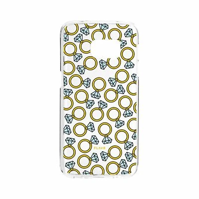 Flavr Iplate Diamante Anelli Samsung Galaxy S7 edge Custodia - Trasparente - Immagine 1 di 3