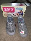 NEW Skechers Relaxed Fit Air Cooled Slip On Size 8.5 Grey Gray Memory Foam 8 1/2