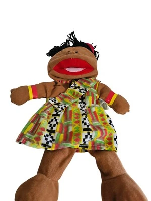 Oriental Trading HAPPY KIDS Diverse Hand Puppets 14" Tall  - Image 1 of 3