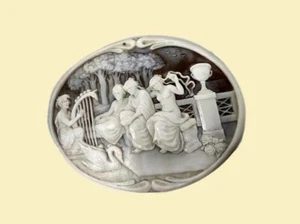 ORIGINAL ITALIANO de Certificado CAMEO '' ÁNGELES '' por Biggest Artisan Cammeo  - Imagen 1 de 3