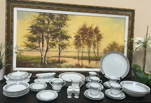 Vintage Celebrity "MATADOR" Fine China #6070 Dinner Set 40 Pieces - Picture 1 of 9