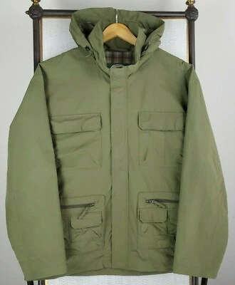 CABELA'S Size Large Army Green Hunting Fishing Cotton/Nylon Hooded Jacket Mens - Image 1 of 4