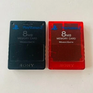 (2) Offizielle Sony PlayStation 2 PS2 Speicherkarten OEM SCPH-10020 Magic Gate 8MB - Bild 1 von 2