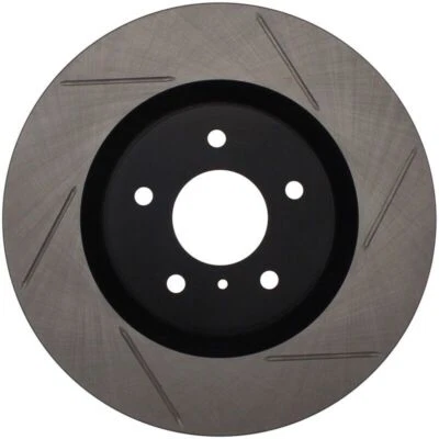 StopTech 126.42076SL Slotted Front‑Left Rotor for 03–08 Nissan 350Z/G35 w/Brembo - Image 1 of 4