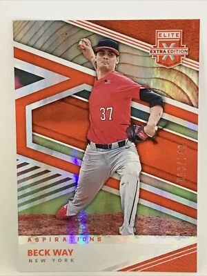 2020 ELITE EXTRA EDITION BASEBALL Beck Way  RC   #18/149 - Image 1 of 2