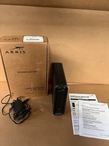 ARRIS SURFboard SBG10 DOCSIS 3.0 16 x 4 Gigabit Cable Modem & AC1600 Wi-Fi - Picture 1 of 4