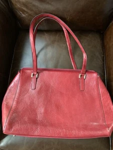 Wilson Leather Computer/Briefcase Light Red - Picture 1 of 11