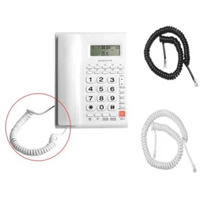 Zapisana krzywa telefonu słuchawki liniowej przewód do podłączenia kabla telefonu - Zdjęcie 1 z 14