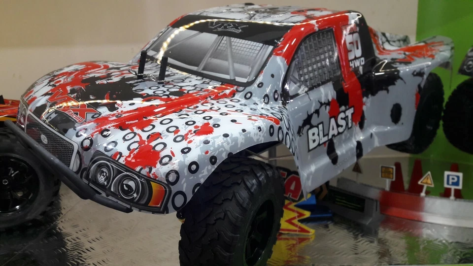 RH1018mc SHORT COURSE TRUCK 1/10 OFF-ROAD ELETTRICO 4WD DOPPIO TEL.METALLO r - Immagine 1 di 1