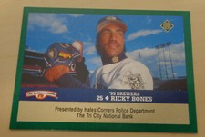 1995 Milwaukee Brewers Police - HALES CORNERS POLICE DEPARTMENT. THE TRI CITY...