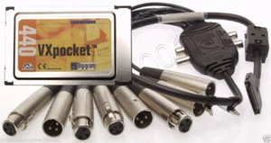 Digigram VXpocket 440 Laptop AES S/PDIF Digital Audio Interface Symmetrisch XLR I/O - Bild 1 von 3