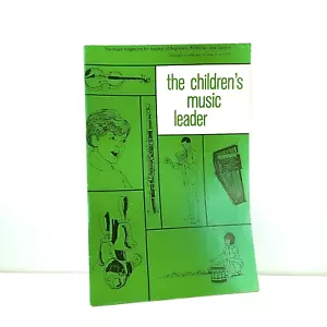 The Children's Music Leader Sheet Music Magazine 1970 Jan Feb Mar Devotional - Picture 1 of 2