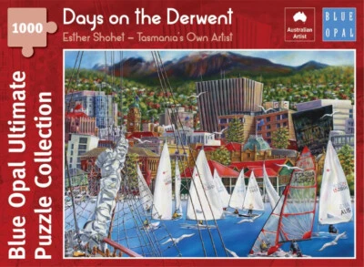 Blue Opal - Shohet Days on the Derwent 1000 Piece Jigsaw Puzzle BL02112-C - image 1 of 3