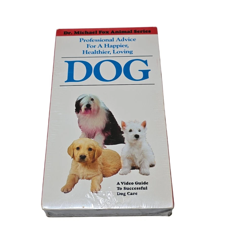 Professional Advice for a Happier Healthier Loving Dog VHS Video Dr Michael Fox - Image 1 of 4