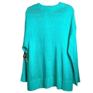 Stitch Fix RD Style Women's Teal Acrylic Sweater Relaxed Plus Size 2X NWT - Picture 1 of 6