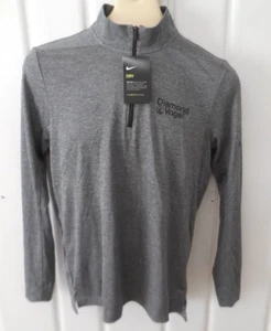 Nike Golf Half Zip Jacket Mens Small Black Windbreaker Diamond Vogel - Picture 1 of 6