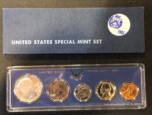 1967 United States SPECIAL MINT SET (5 Coins) COMPLETE w/Packaging - Picture 1 of 4