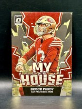 2022 Panini Donruss Optic BROCK PURDY 1/1 Rookie MY HOUSE! GOLD VINYL 1/1