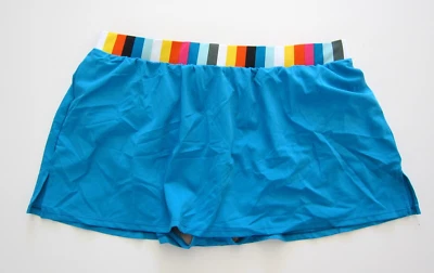 Traje de baño azul cacique arco iris parte inferior de bikini falda de baño mujer talla 18 Foto 1 de 4