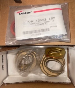 ANDREW 152DZ Elliptical Waveguide Splice Brass Connector Assembly - Picture 1 of 1