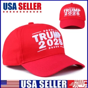 Trump 2028 Embroidered Baseball Cap, MAGA Mütze, Make America Great Again USA Cap - Bild 1 von 7