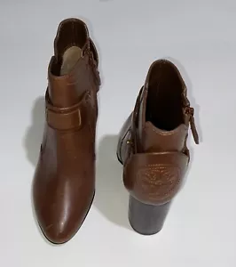 Botas de Cuero Tory Burch Colton con Tacones Marrones Para Mujer Talla 5 M - Imagen 1 de 7