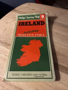 PHILIPS TOURING MAP 9 Ireland cir1979 - Imagen 1 de 1