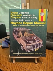 Haynes Repair Manual Dodge Caravan Plymouth Voyager Chrysler 1984-1995 30010 - Picture 1 of 1