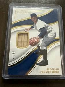 23 Immaculate Pee Wee Reese /25 Bat Relic - Picture 1 of 2