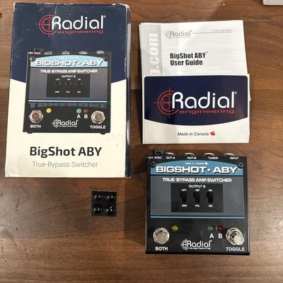 Interruptor Amplificador Radial BigShot ABY True-Bypass Excelente Estado ¡ENVÍO GRATUITO! Foto 1 de 3