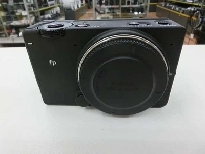 SIGMA fp 24.6MP Full Frame Mirrorless Compact Digital Camera Black w/ Battery - Image 1 of 4