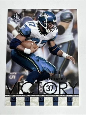 2002 SP Legendary Cuts Victory Shaun Alexander #100 Serial Numbered 157/2500 - Image 1 of 4