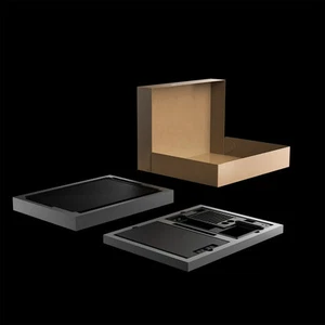 Ncase M2 rund SCHWARZ Flatpack BRANDNEU **SCHNELLER VERSAND** BEINHALTET 8 MM ABGEWINKELTE FÜSSE!! - Bild 1 von 4
