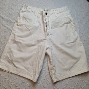 Abercrombie & Fitch Chino Shorts 36 Herren beige Button Fly schwerer Kordelzug - Bild 1 von 9