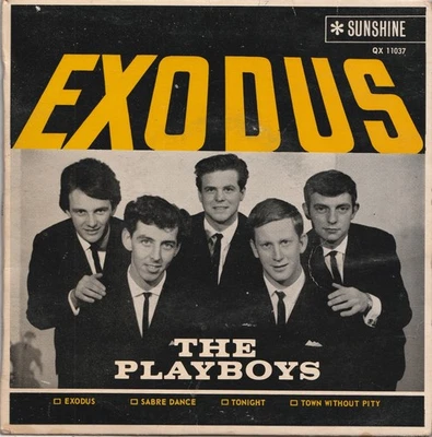 PLAYBOYS EP: EXODUS +3 AUSSIE SUNSHINE QX - 11,037 CF=EX CB=VG VINYL=EX/EX+ 1965 - Image 1 of 4